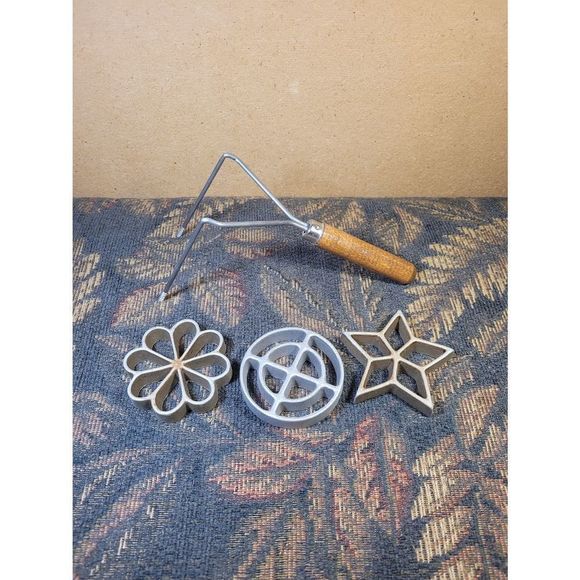 Nordic Ware Kitchen Nordic Warewooden Handle Double Rosetteand